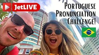 🔴JetLive Fridays, ep.17: Portuguese Pronunciation Challenge 🇧🇷