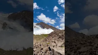 Caught in an avalanche in Kyrgyzstan