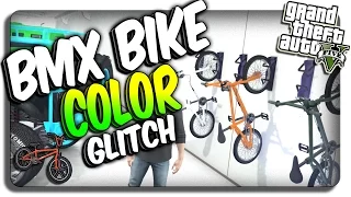 GTA 5: BMX Bike COLOR Change GLITCH! Change Color of BMX Bikes (GTA 5 Online Glitches)