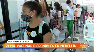 Titulares Noticias Telemedellín - Viernes 3 de septiembre de 2021, emisión 12:00 m.  - Telemedellín