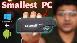 Smallest PC 🤩With Windows & Android | MagicStick One Unboxing & " 2X Giveaway" 🔥