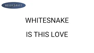 Whitesnake - Is This Love Drum Score