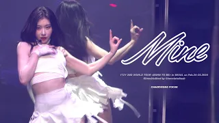 240224-25 ITZY 채령 Solo "Mine" 직캠 Chaeryeong focus @ ITZY 2ND WORLD TOUR 'BORN TO BE' in SEOUL