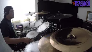 THE TRASHMEN - SURFIN’ BIRD drumcover (GoPro)