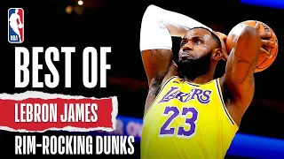 BEST Of LeBron James Rim-Rocking DUNKS | NBA Career