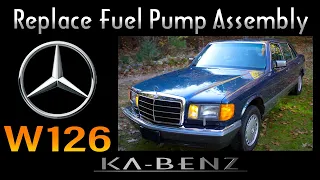 Mercedes-Benz W126 S-Class Replace Fuel Pump Assembly.
