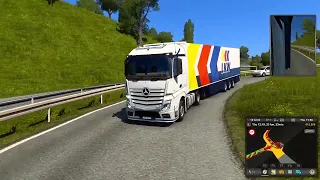 EURO TRUCK SIMULATOR 2 (ETS2) | ROAD TO Netherland | #truck #simple #india  #asmr #viral #video #4k