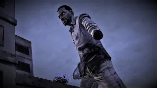 [The Walking Dead Season 1] Lee Badass Scene (No Arm)!