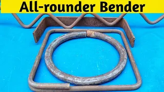 How To Bend A Round Bar At Home // How To Bend Metal Easily