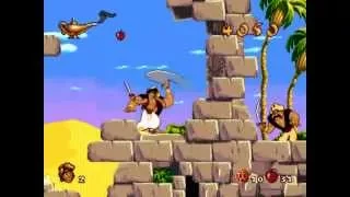 Disney's Aladdin - Sega Mega Drive - Stage 2 - The Desert