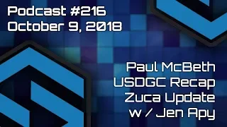 Paul Mcbeth and a 2018 USDGC Recap along with Jen Apy from Zuca Carts - Episode #216