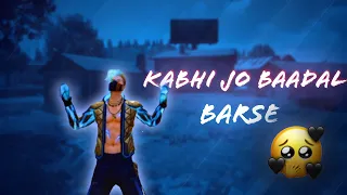 Free Fire Love Status || kabhi jo badal barse || Arijit Singh || Sachiin J Joshi || Free Fire Status