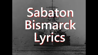 Sabaton - Bismarck (Lyrics English)