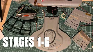 Build the Star Trek Enterprise NCC-1701-D from Eaglemoss - Issues 1 & 2