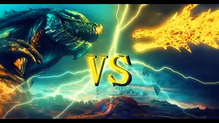 Godzilla Earth Vs Void Ghidorah Full Fight/ HOLLOW EARTH Godzilla/ Extended Animation 4k