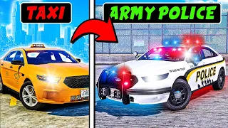 Converting CIVILIAN Cars to MILITARY POLICE Cars in GTA 5!