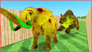 Temple run Zombie Elephant run away from monster Grizzly | Mammoth life 2k23