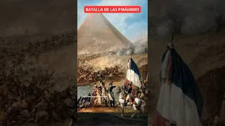 Batalla de las pirámides, NAPOLEÓN conquista Egipto