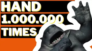 KING SHARK SAYS HAND 1000000 TIMES | SHARK FROM SUICIDE SQUAD 2 ONE MILLION TIMES MEME