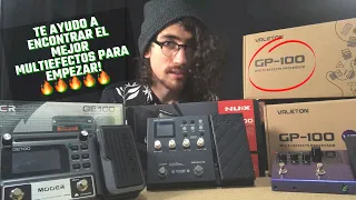 ¿CÚAL es el MEJOR MULTIEFECTOS para EMPEZAR a TOCAR 🎸 //Valeton GP100 vs Mooer GE100 vs NUX MG300