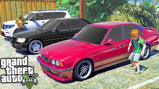 ШКОЛЬНИК УГНАЛ У ГОПНИК BMW E34 БАНДИСТКУЮ  - РЕАЛЬНАЯ ЖИЗНЬ ШКОЛЬНИКА GTA 5 ⚡ ГАРВИН