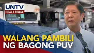 Problema sa pautang sa mga tsuper para makabili ng modern PUVs, hahanapan ng solusyon – PBBM