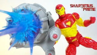 Marvel Legends Iron Man Proton Cannon Deluxe Marvel vs Capcom Retro Figure Review