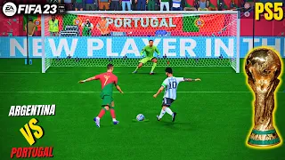 FIFA 23 Ronaldo vs Messi | Argentina vs Portugal Penalty Shootout | FIFA 23 World Cup Mode