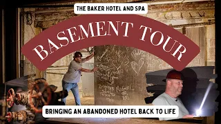 Basement Tour | Original Generators, Boilers, Pumps, etc. | The Baker Hotel and Spa