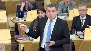 Douglas Ross accused of misleading parliament as Programme for Government debate descends into row