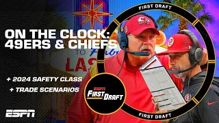 Super Bowl Mock Draft: 49ers & Chiefs + Unlocking the future of NFL safeties! | First Draft