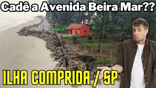 The advance of the sea on ILHA COMPRIDA, the beach that is being SWALLOWED by the sea