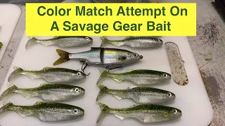 Color Match Attempt On A Savage Gear Bait