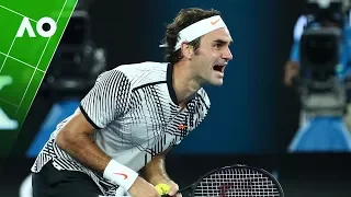 Roger Federer's 36 best points from the Australian Open