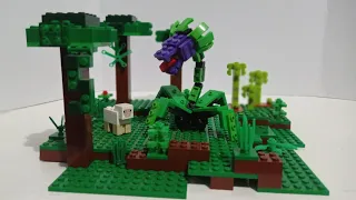 "Foliaath"  LEGO Minecraft Mowzie's Mobs Stop Motion