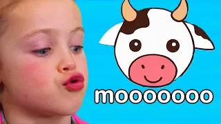 Teaches Animal Sounds | Moo Cow, Old MacDonald, and More!