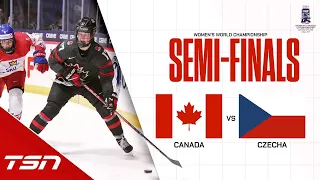 Canada vs. Czechia FULL HIGHLIGHTS | 2024 IIHF Women's World Championship Semi-Final