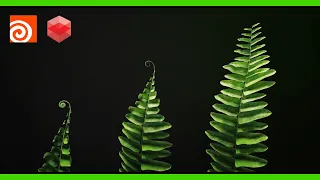 Creating a Plant Growth Animation with Houdini and Redshift