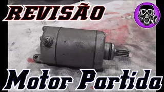 REVISÃO EM MOTOR DE PARTIDA - Falcon Sahara Twister Strada Titan ( + Troca de escovas ) - MMG-SA 96