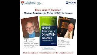 Book Launch Webinar: Medical Assistance in Dying (MAid) in Canada