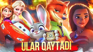 Multfilmlar qaytdi. Zootopia 2, Chaqmoq Makvin 4, Muzyurak 3, Moana 2. O'zbek tilida