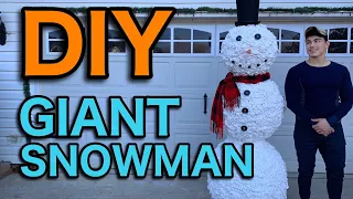 DIY 7FT GIANT SNOWMAN!