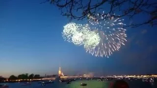 Салют 9 мая 2015, Санкт-ПетербургFireworks on Victory Day 2015