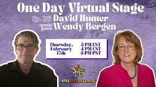 Virtual Stage #116: David Hunter and Wendy Bergen