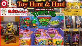 Toy Hunting NEW TMNT Mutant Mayhem Figures | Unboxing Iron Studios 1/10 Leonardo Statue