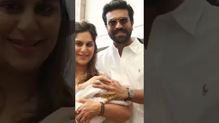 RAMCHARAN💞&His Family❤️| Father&DaughterLove😍| #ramcharan#upasanakaminenikonidela#shorts#terevaaste