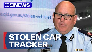 New tool to track stolen cars in Queensland | 9 News Australia