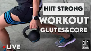 EP 8 LIVE  - HIIT STRONG ออกกำลังแบบสตรองๆ - GLUTES & CORE