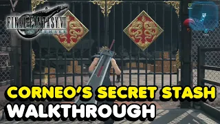 Final Fantasy 7 Remake - "Corneo's Secret Stash" Side Quest Walkthrough (All Gate Locations)