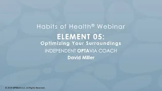 OPTAVIA Habits of Health – Your LifeBook: Element 05 – 9.11.19